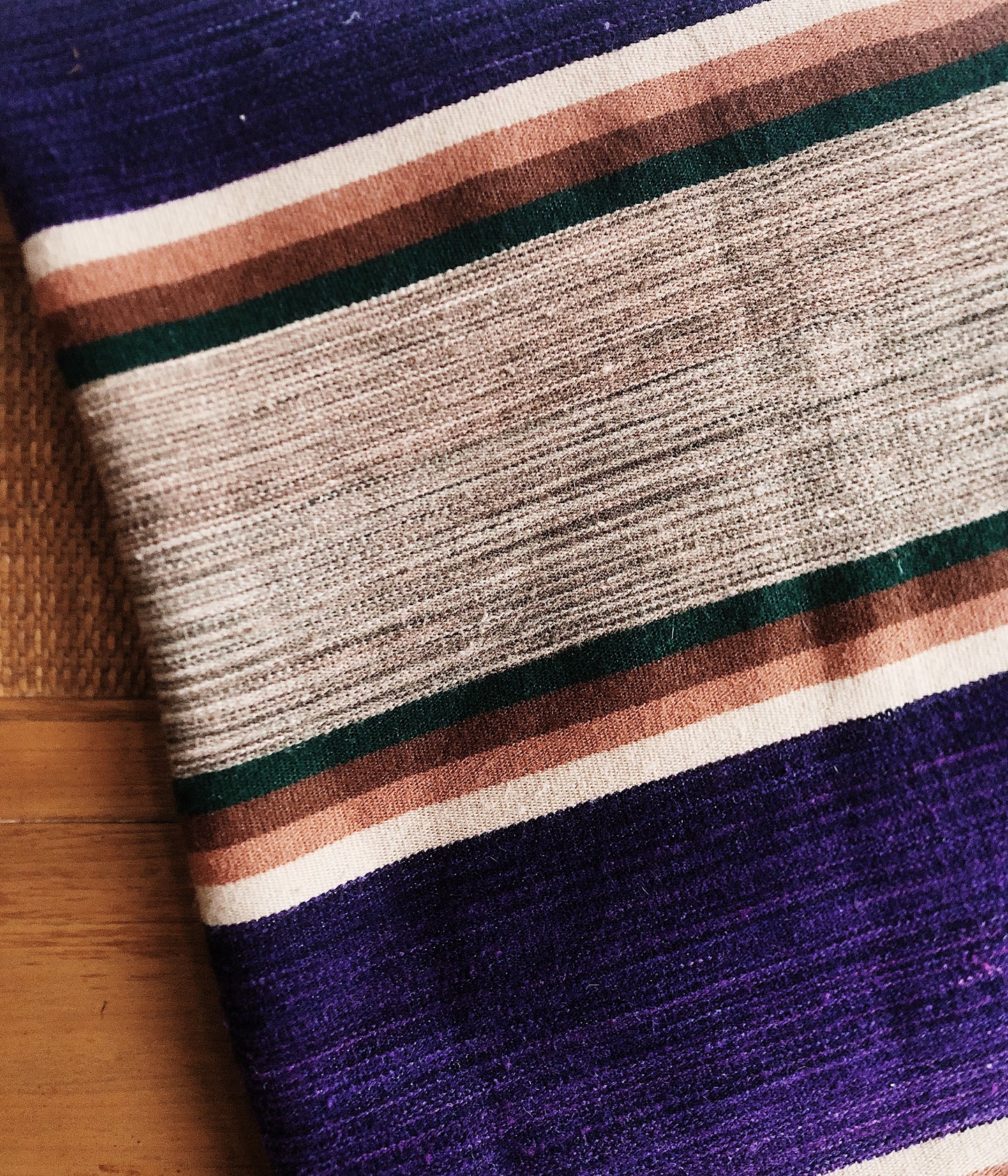 Vintage Wool Blend Blanket