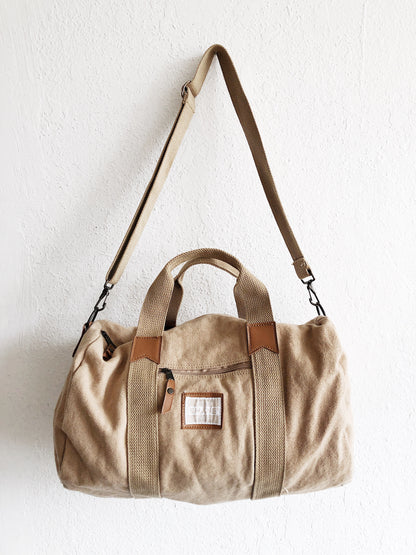 Vintage Deadstock Canvas Duffle and Overnight Bag