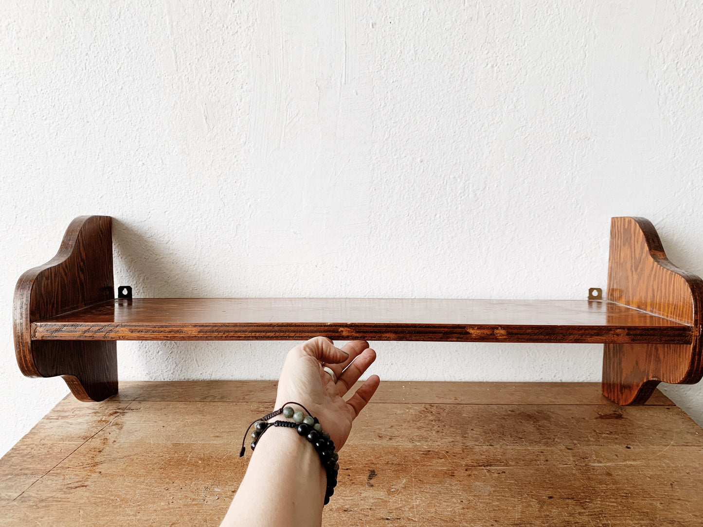 Vintage Wood Wall Shelf