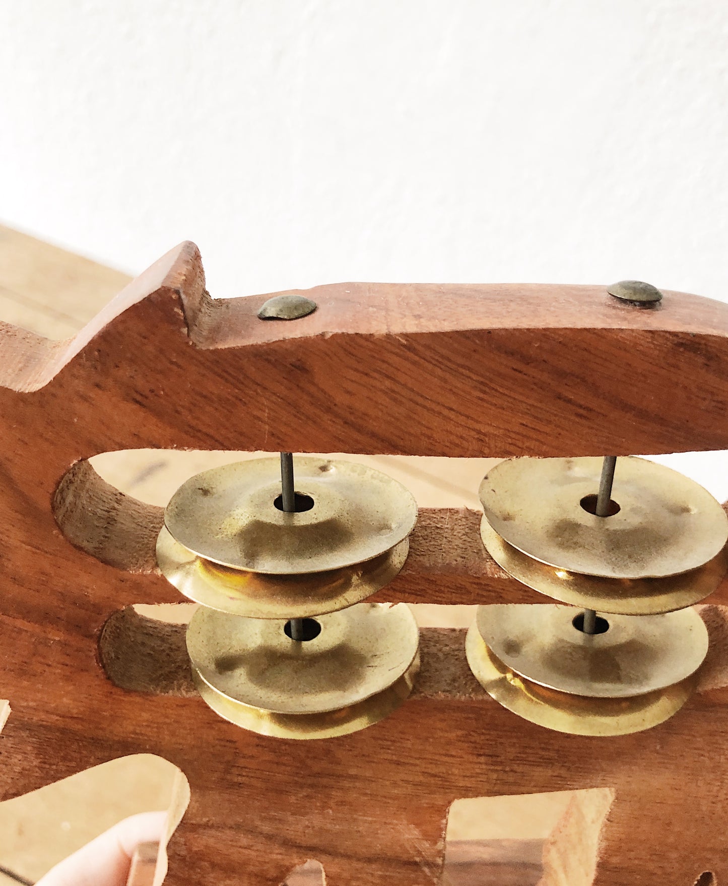 Vintage Elephant Tambourine