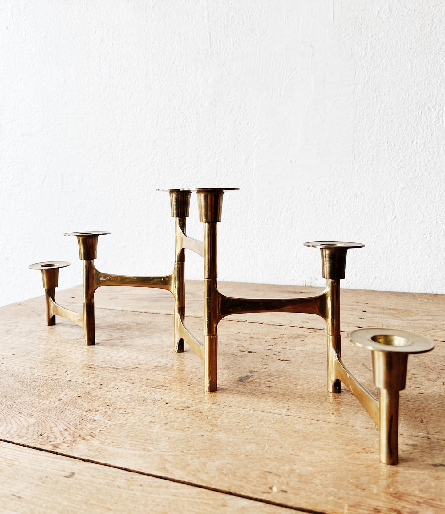 MCM Brass Candelabra