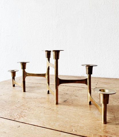 MCM Brass Candelabra
