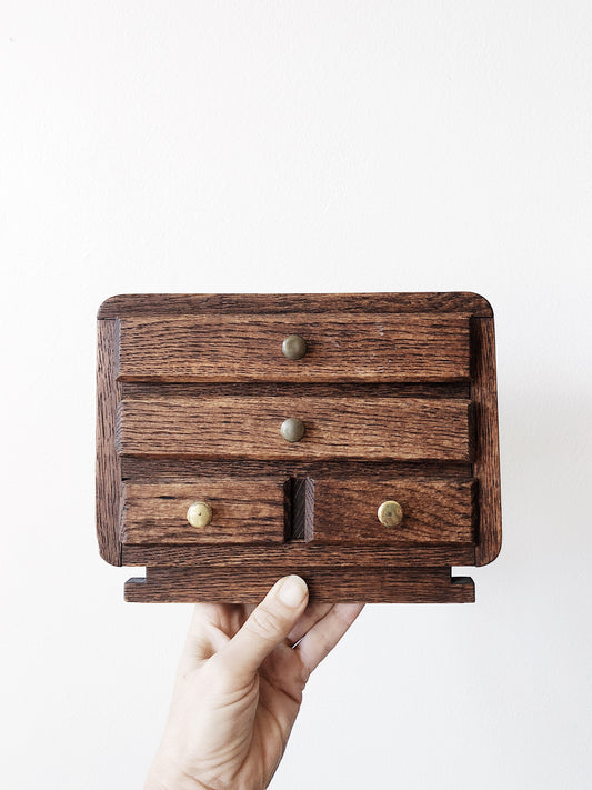 Vintage Handmade Jewelry Box