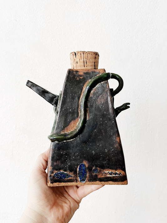 Hand Built Pottery Teapot