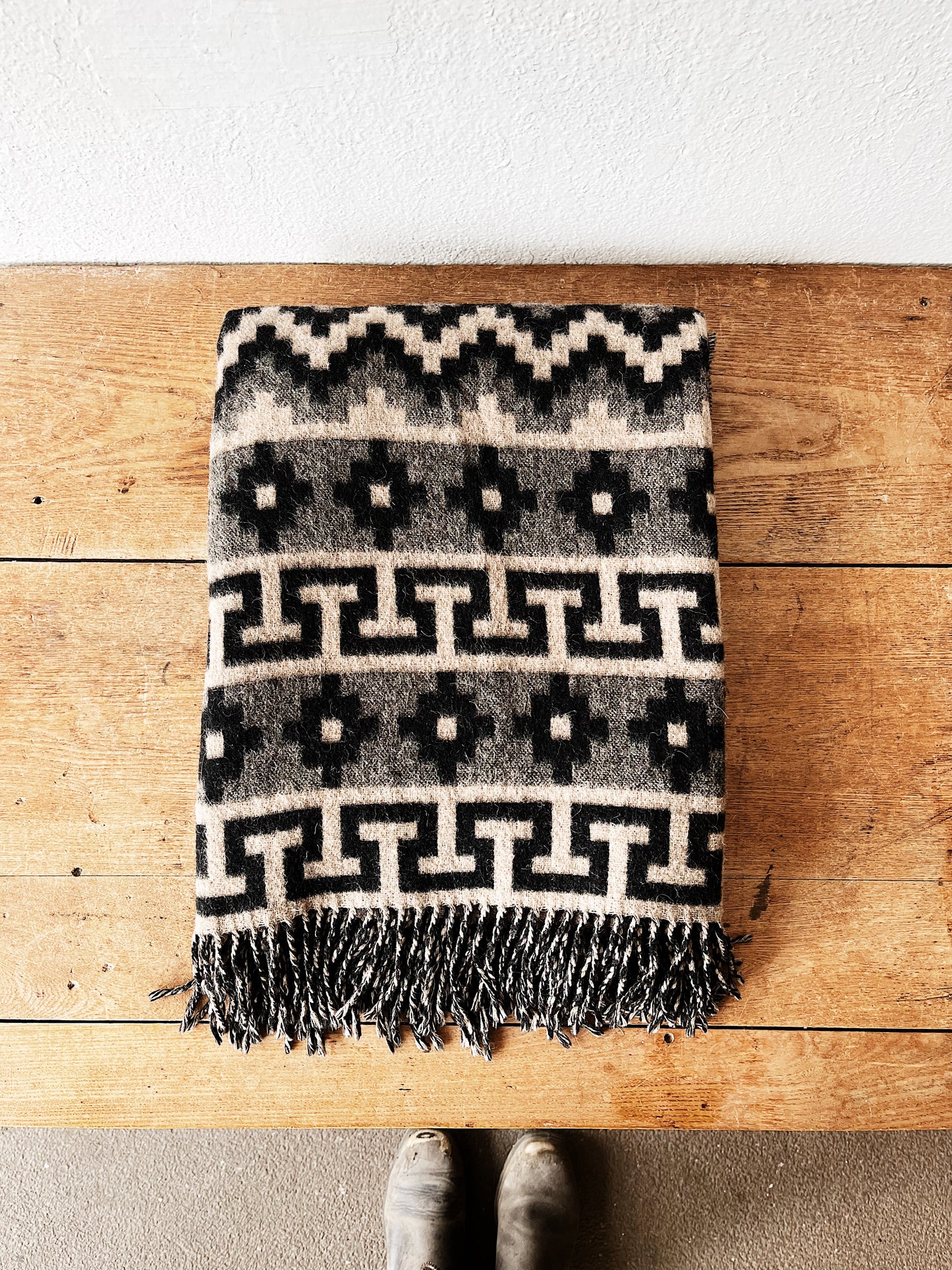 Vintage Alpaca Blanket