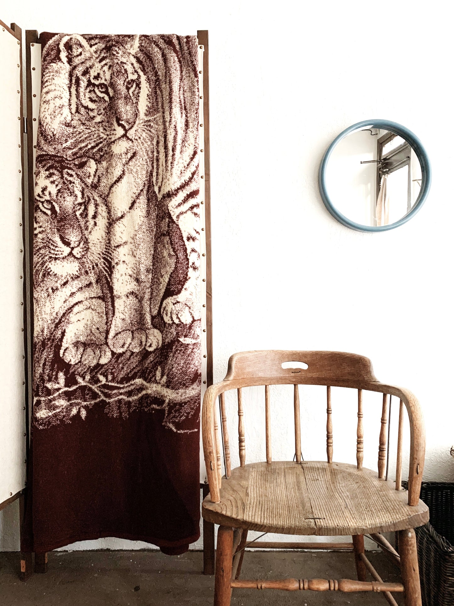 Reversible Vintage Plush Blanket