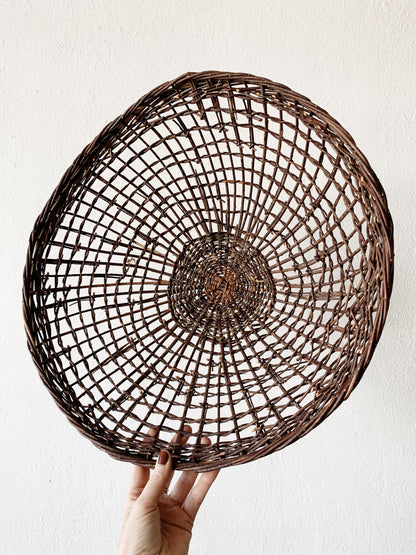 Handmade Sculptural Twig Basket