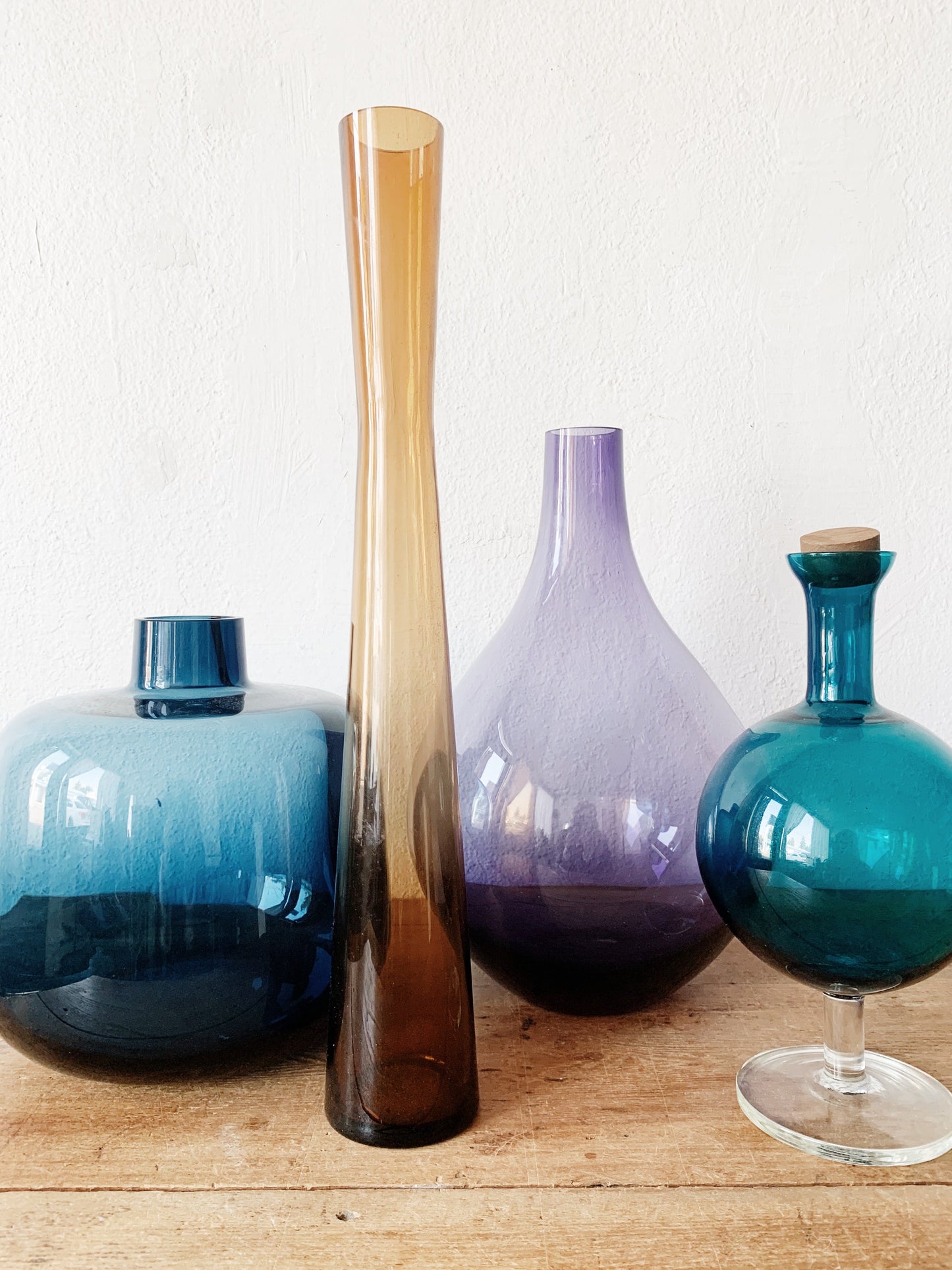 Colored Glass Vessel
