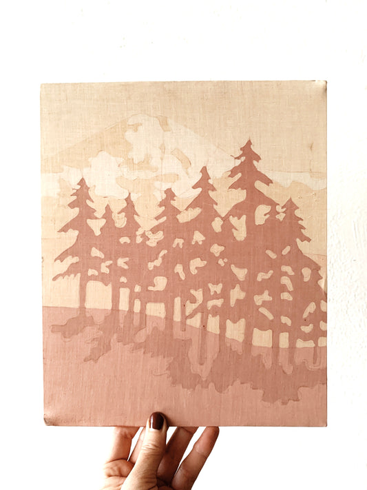 Vintage Batik Fabric Art