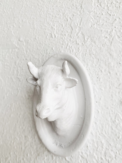 Vintage Plaster Bust with Hanger