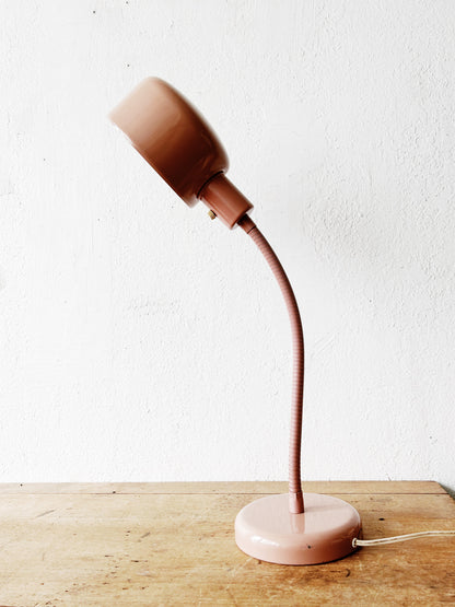 Vintage Pink Metal Task Lamp