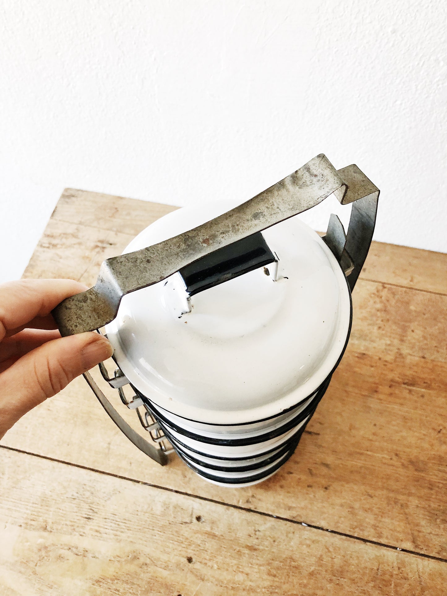 Vintage Enamel Tiffin