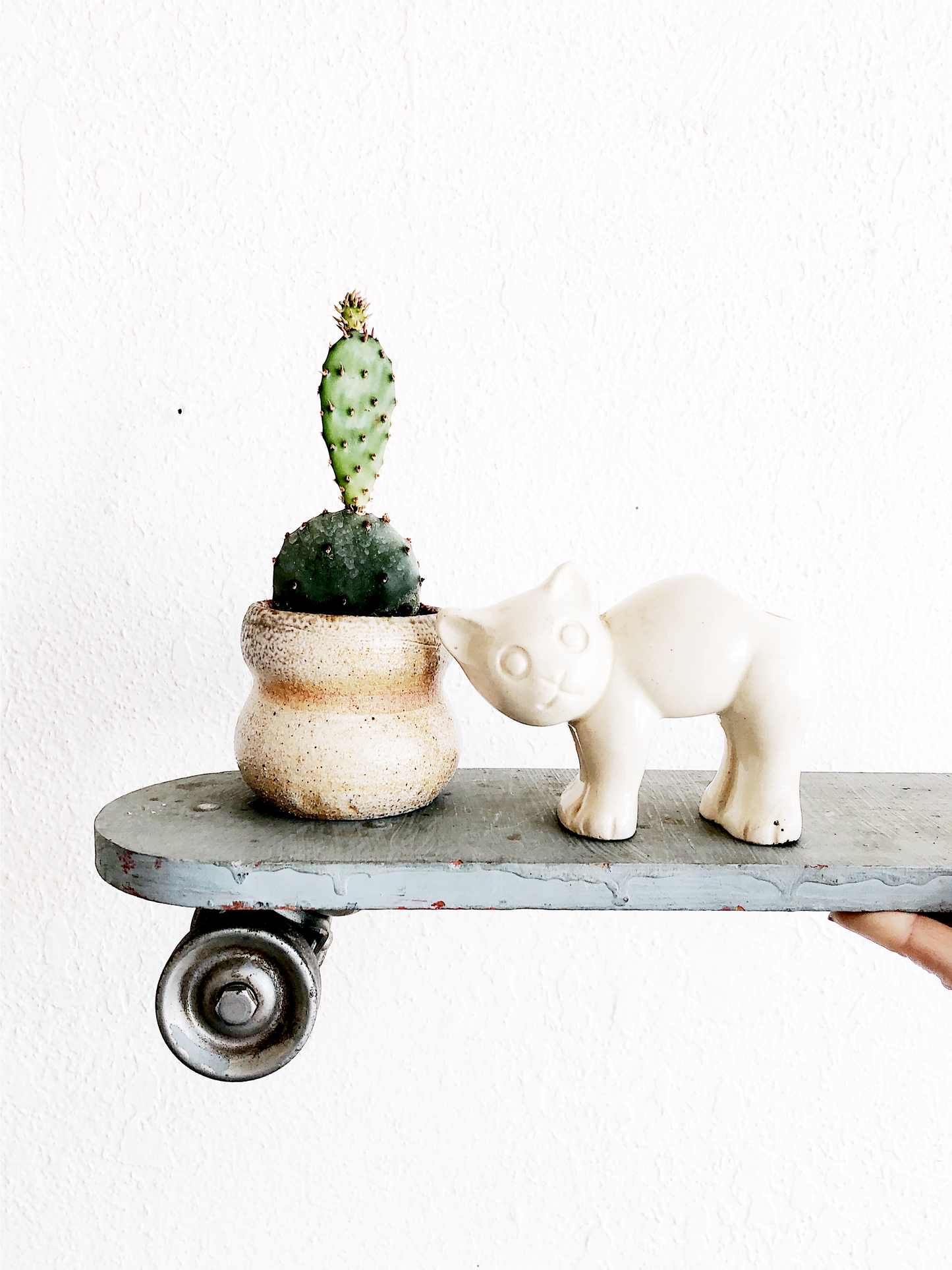 Vintage Scaredy Cat Planter