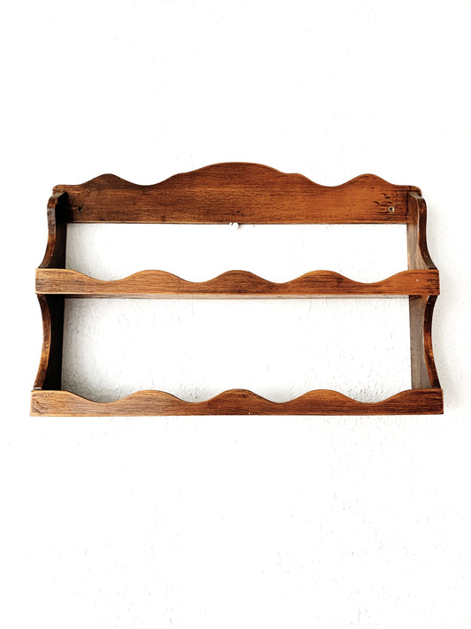 Vintage Wood Spice Rack