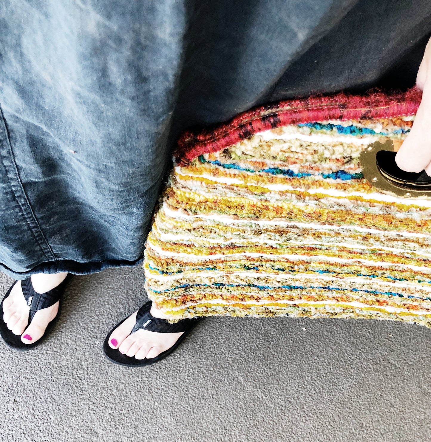 Vintage Carpet Bag Tote