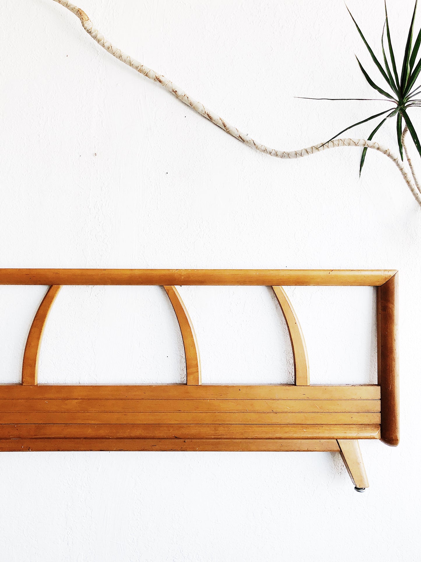 Mid Century Blonde Footboard