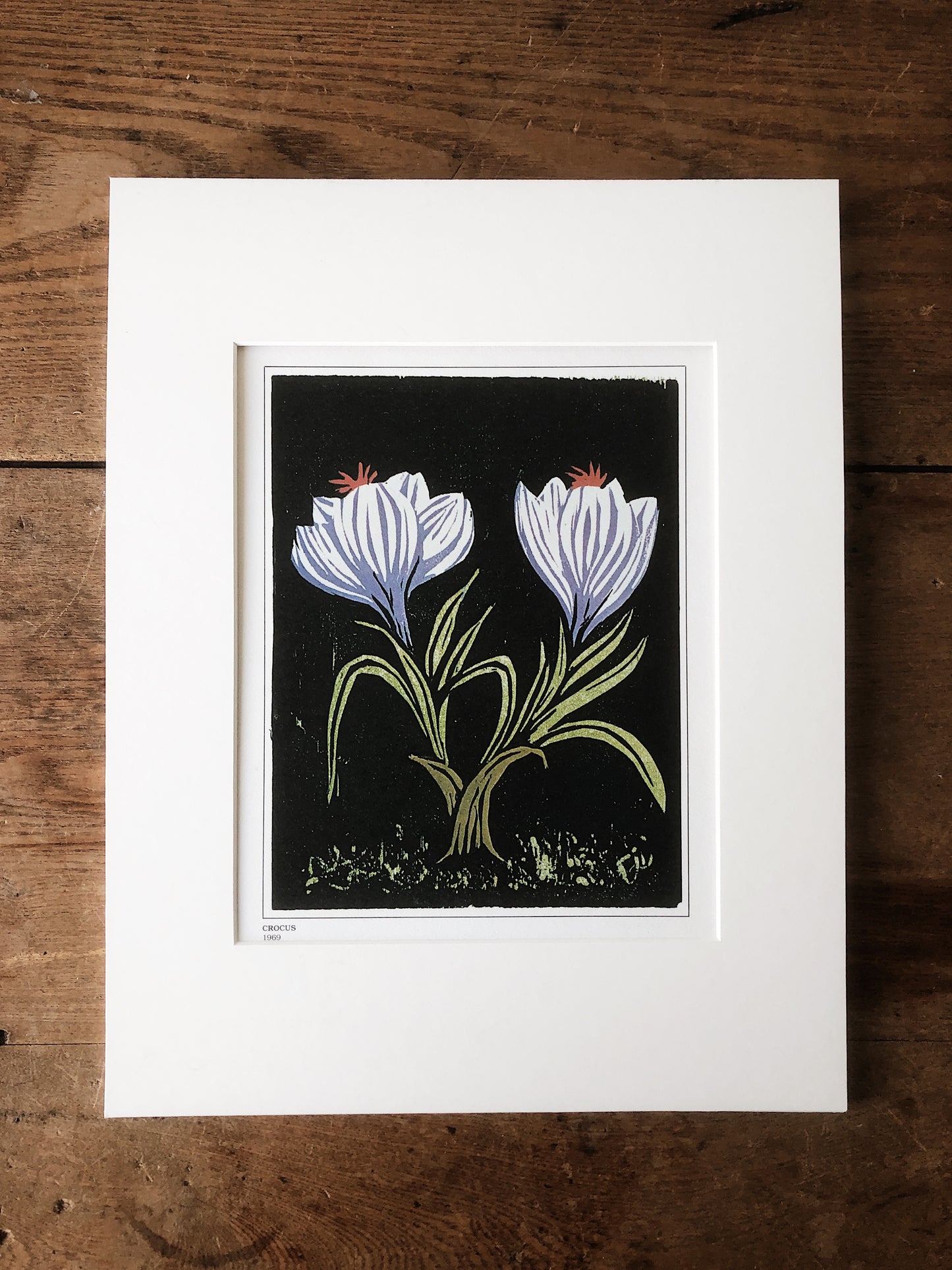 Vintage Dale Ormond Block Print