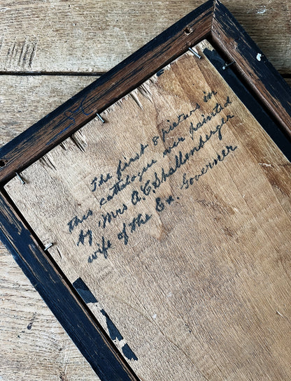 Antique Art Exhibit Advertisement