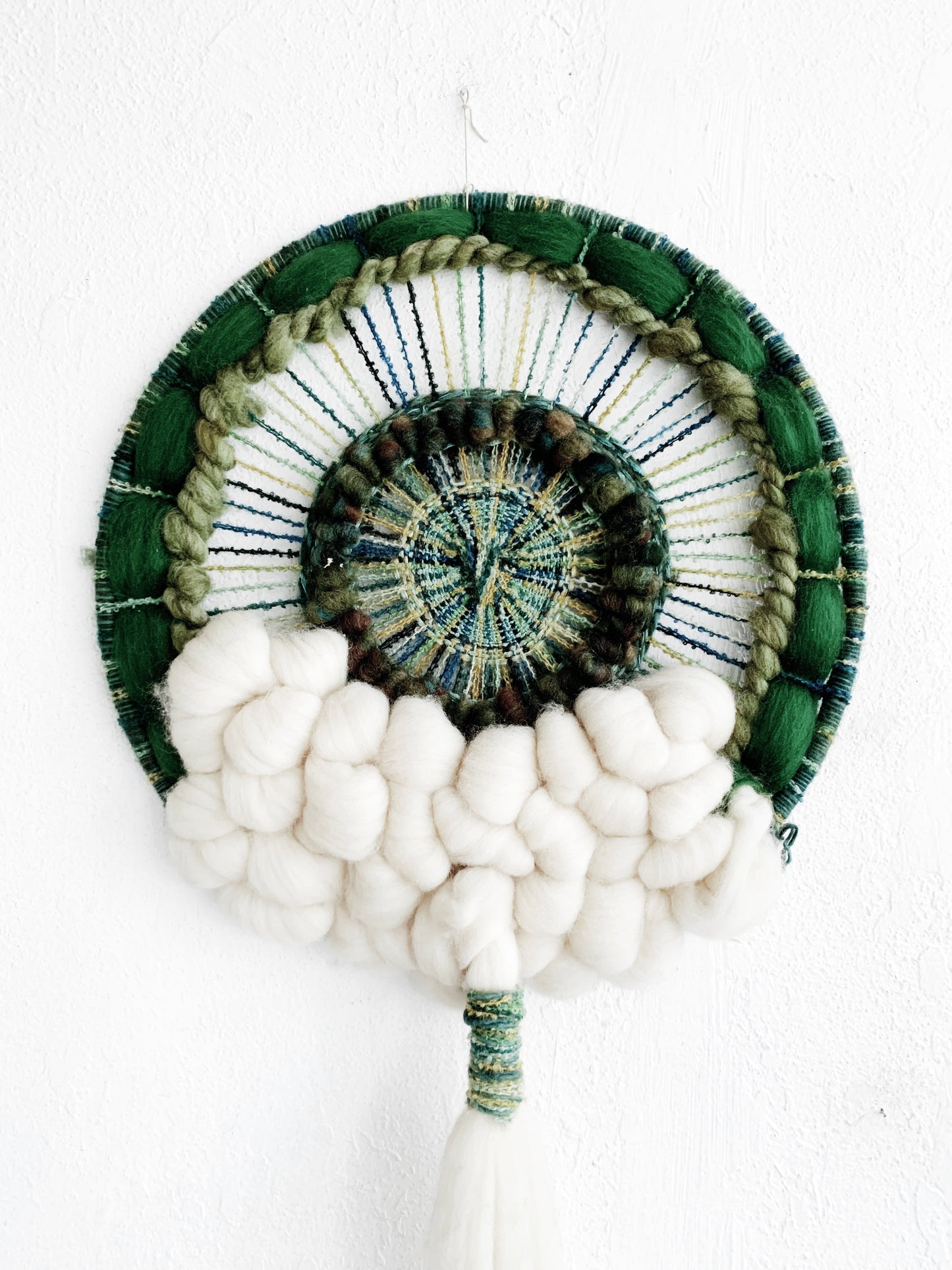 Large Handmade Wool Dream Catcher