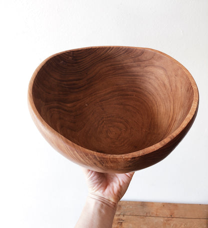 Vintage Teak Bowl -as is