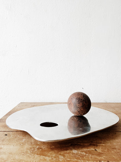 Post Modern Chrome Palette Tray