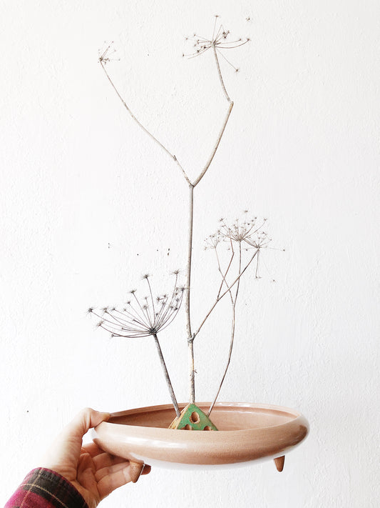 Mid Century Redwing Ikebana Planter