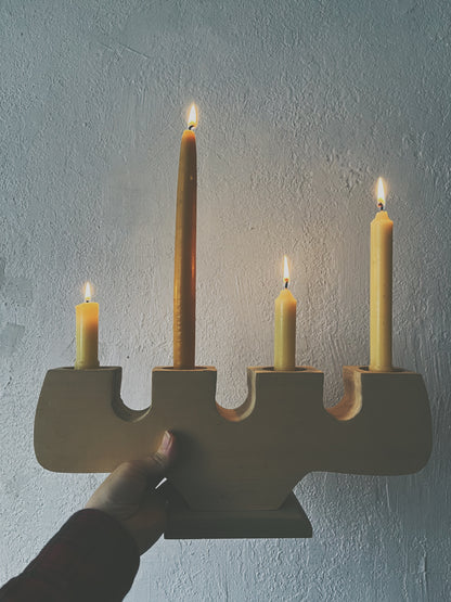 Handmade Birch Candelabra