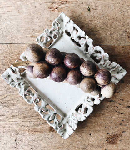 Vintage Lincoln Stoneware Tray