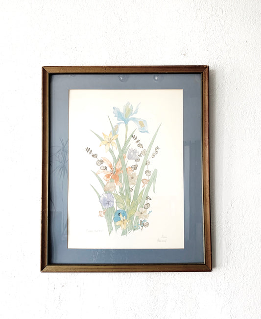 Rare Vintage Signed Pat Moran Litho