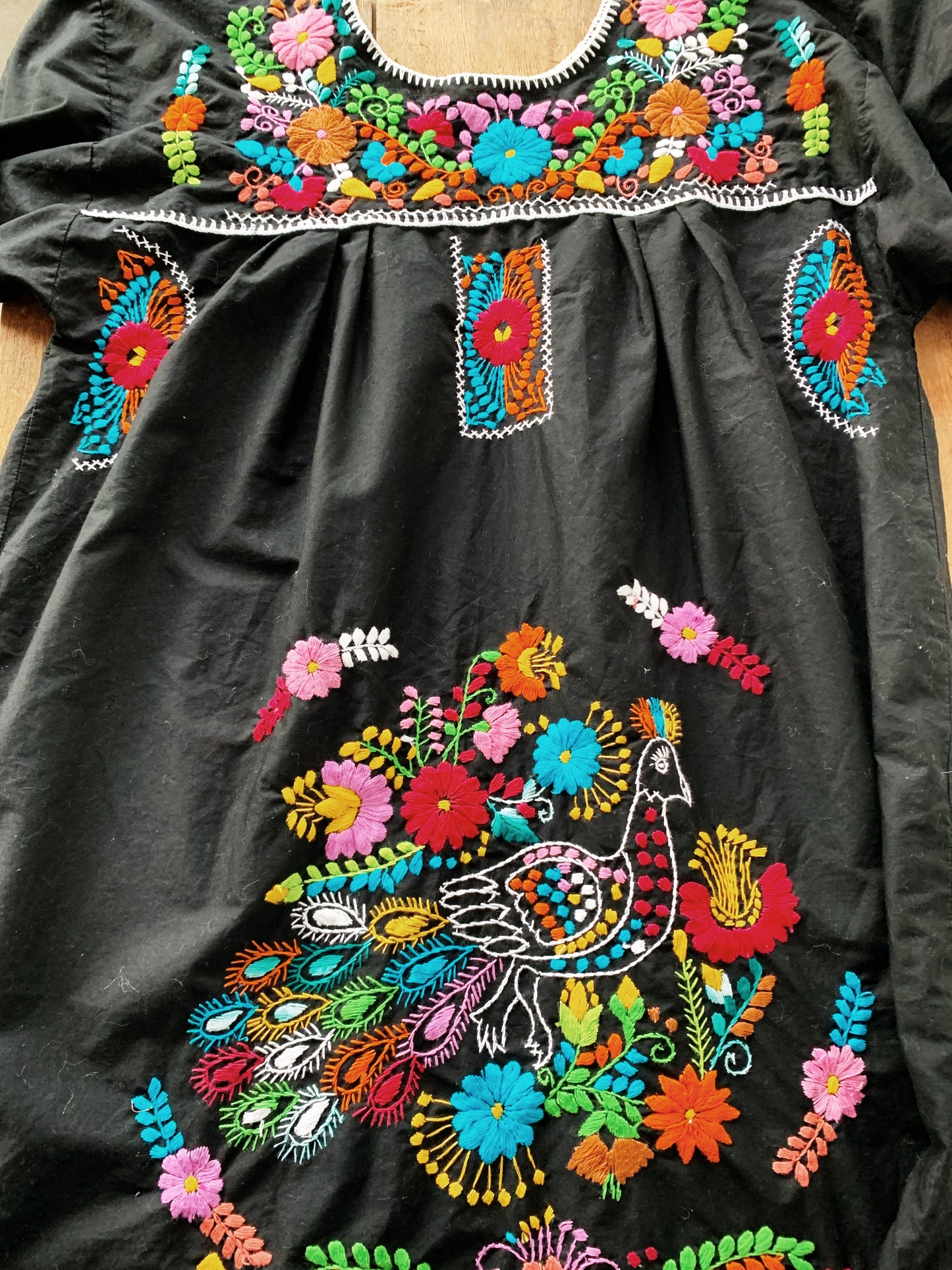 Vintage Embroidered Cotton Dress
