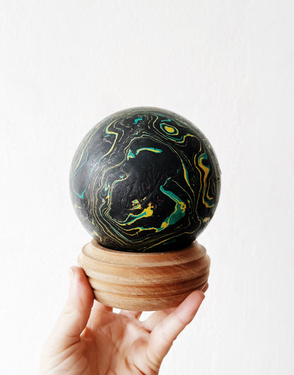 Vintage Marbled Sphere