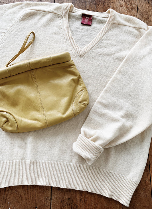 Vintage Leather Clutch
