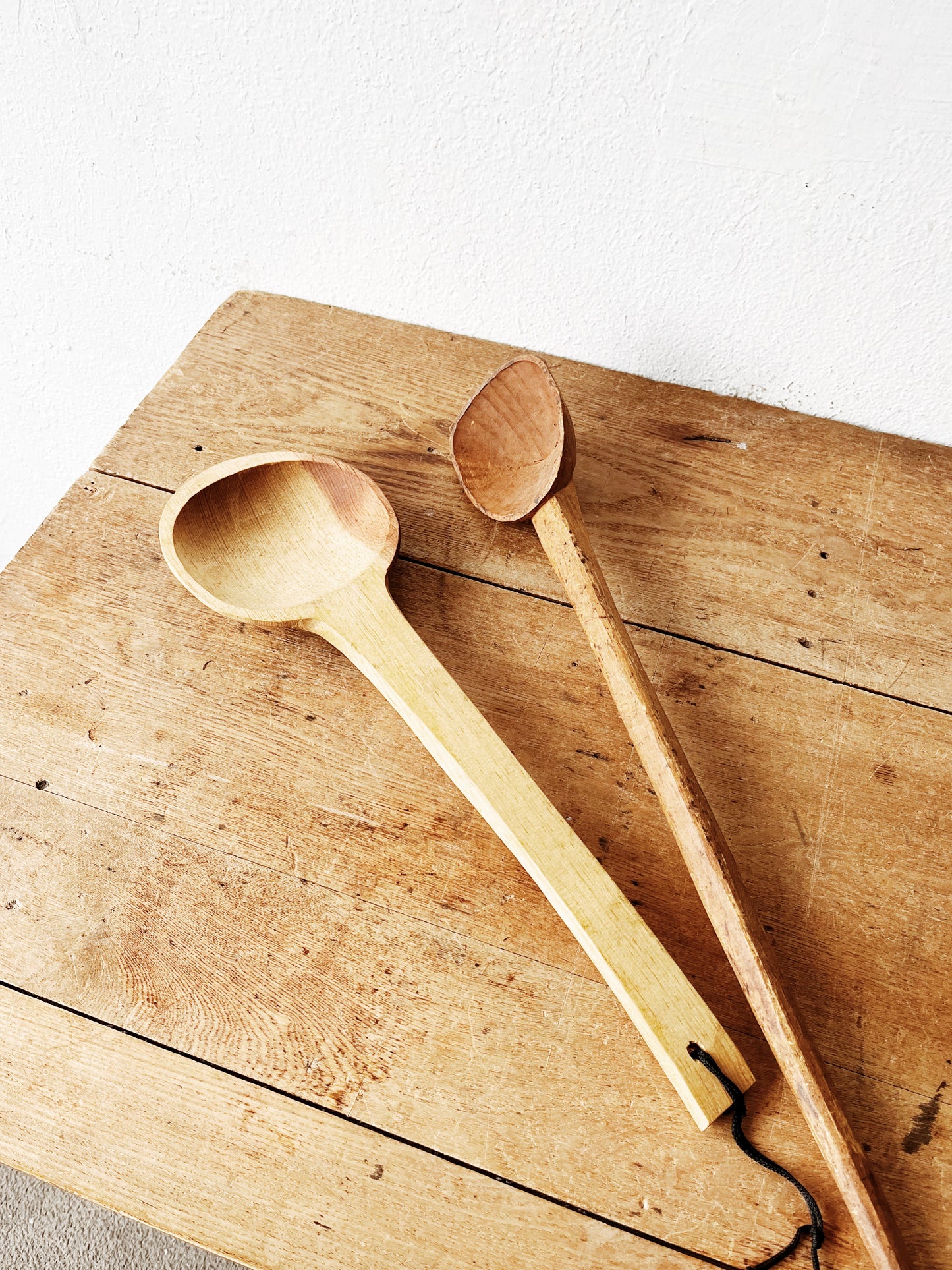 Oversized Primitive Wood Spoon Collection
