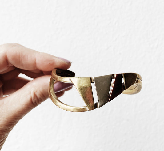 Vintage Mixed Metal Cuff