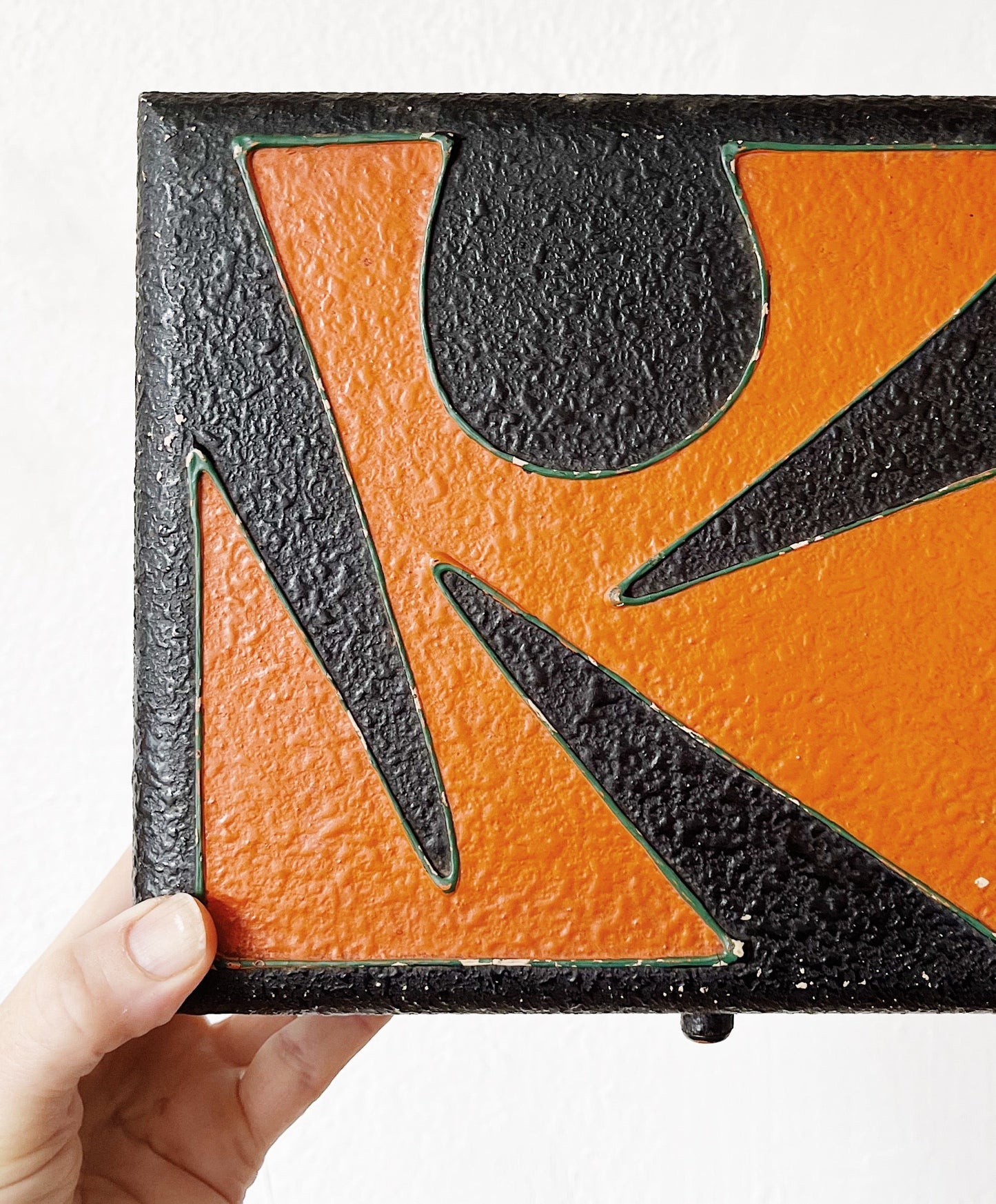 Art Deco Era Painted Box