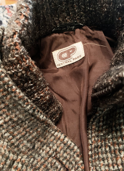 Vintage Wool Tweed Coat