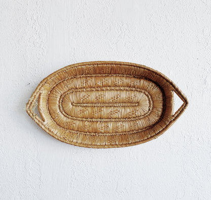 Vintage Raffia Coil Basket