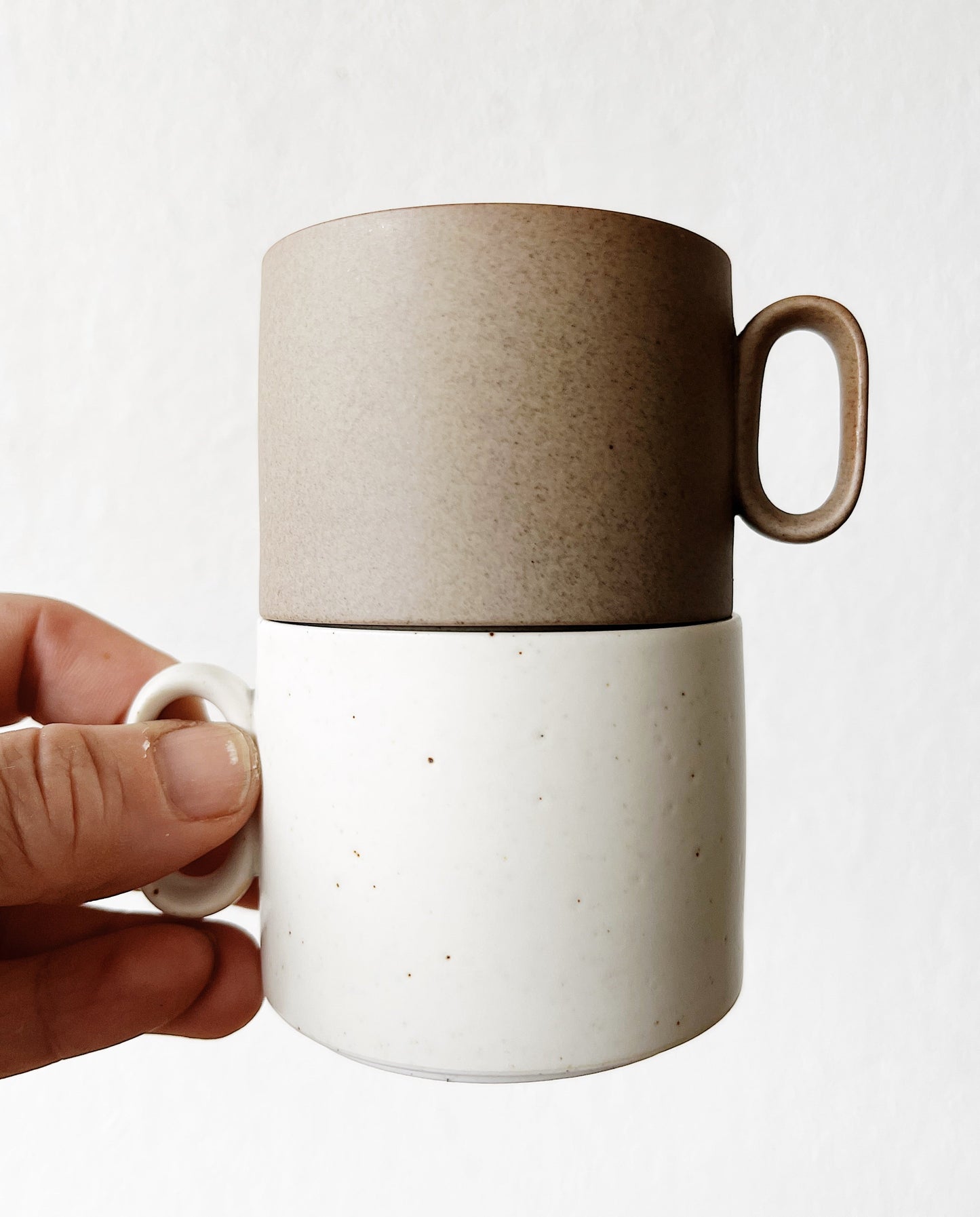 Stackable Ceramic Coffee Cups by Ozu