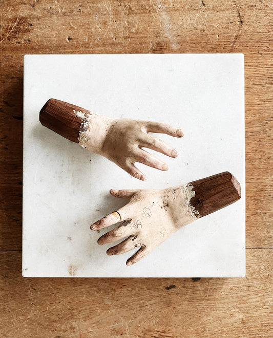 Antique Santos Hands