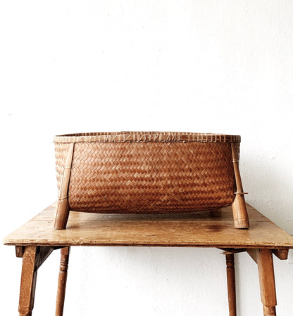 Large Footed Basket