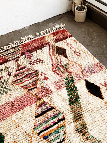 Vintage Moroccan Boujda Rug