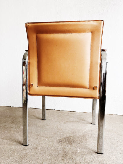 Arrben of Italy Postmodern Leather Chair
