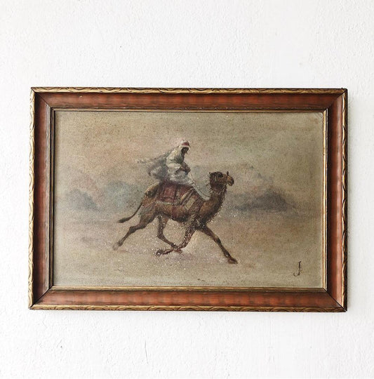 Vintage Camel Painting