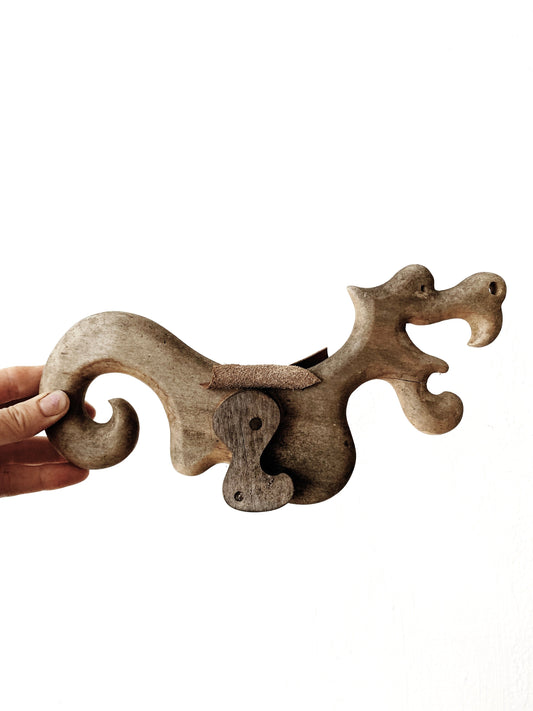 Antique Wood Dragon