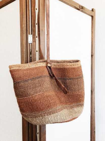 Large Vintage Basket Tote