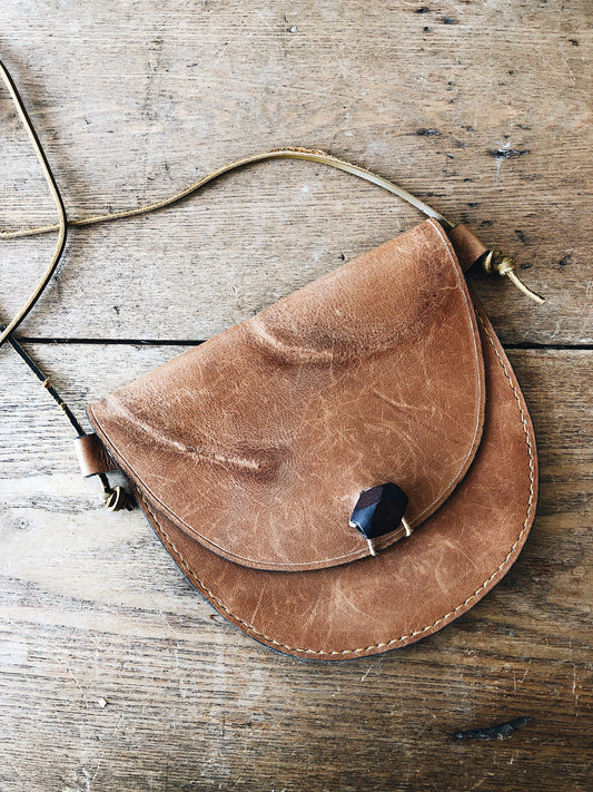 Vintage Leather Cross Body Pouch
