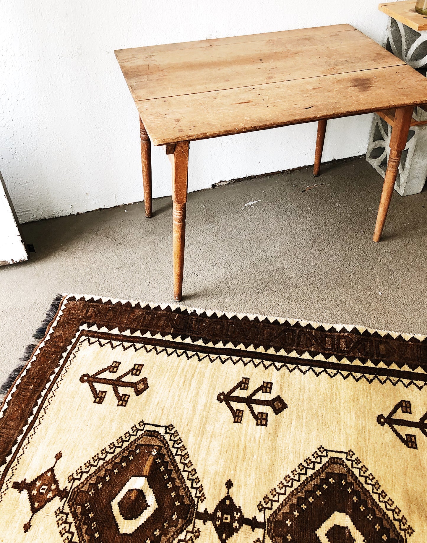 Vintage Kurdish Tribal Rug
