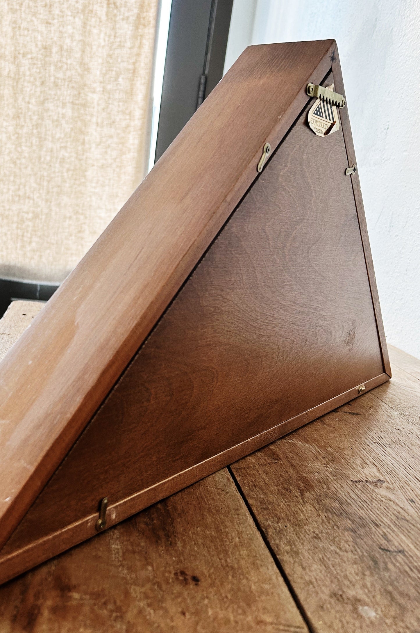 Vintage Triangle Curio Shelf