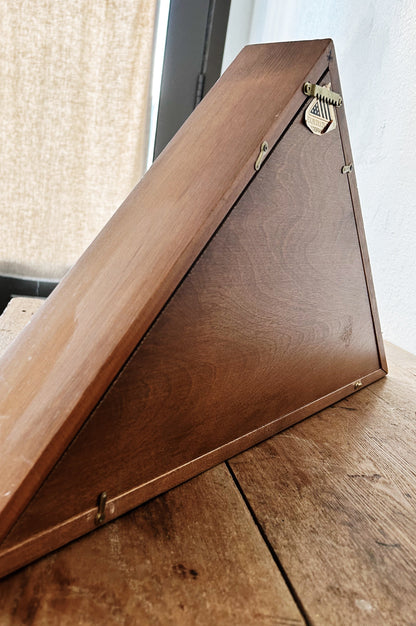 Vintage Triangle Curio Shelf