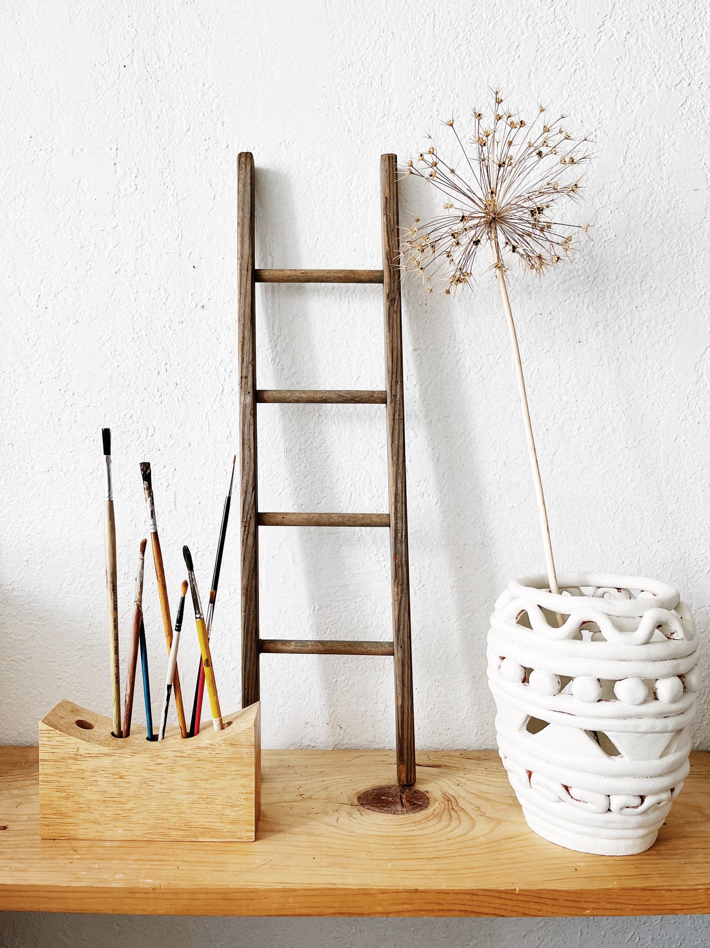 Mini Folk Art Ladder